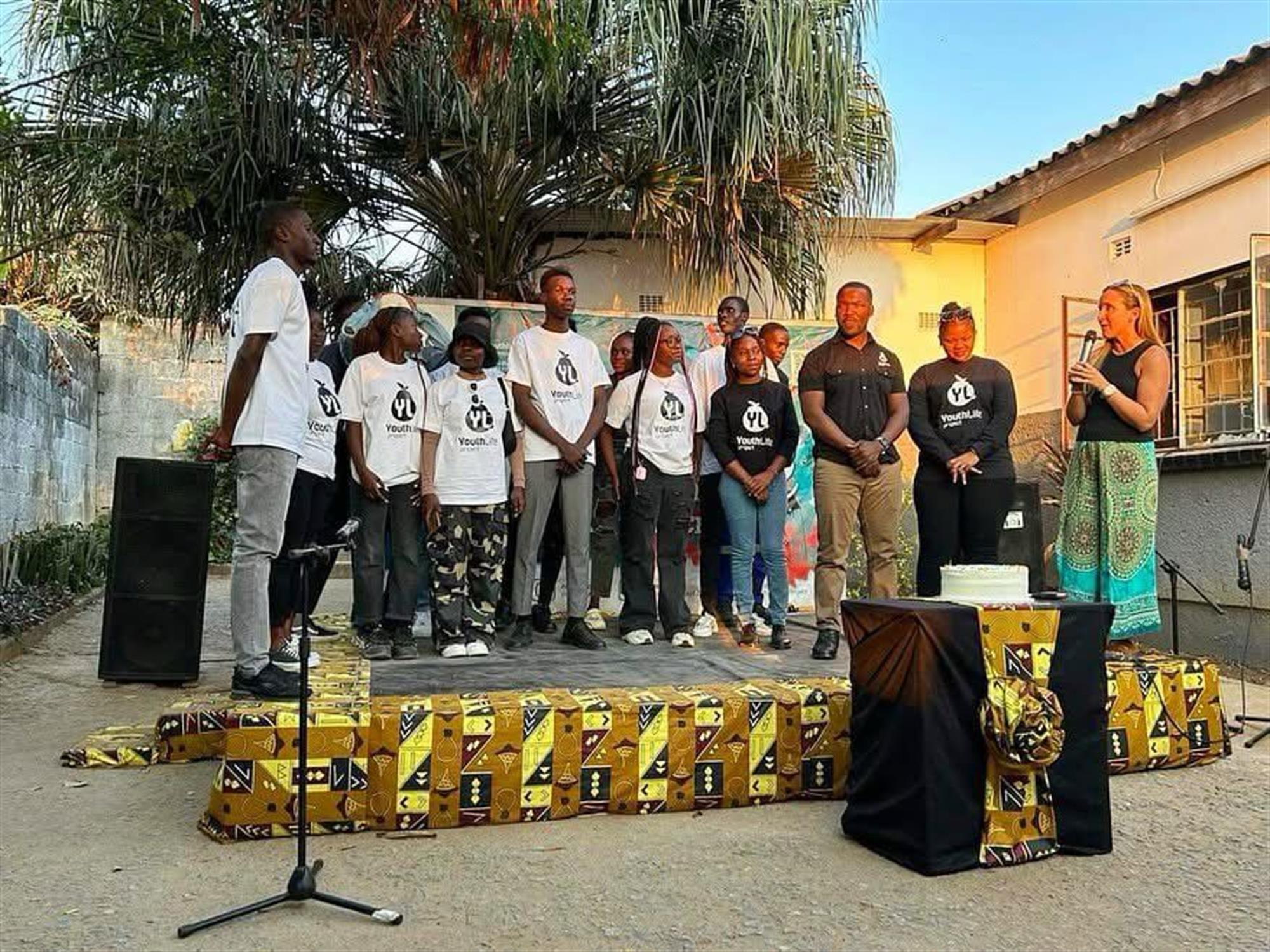 Performance in Youth Life Center with Birgitte