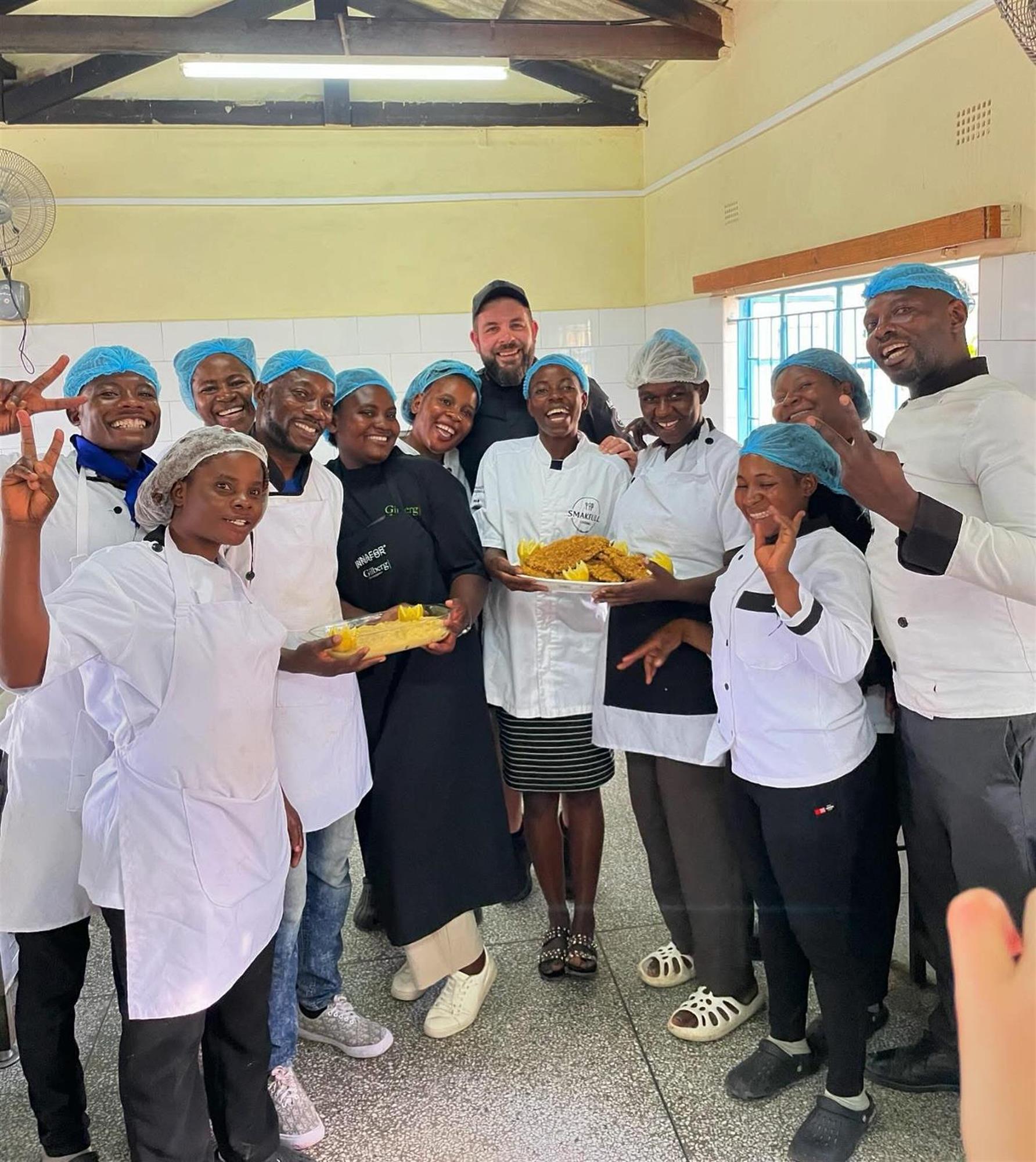 Trade school students